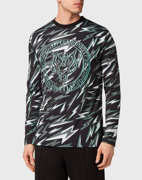 T-Shirt Round Neck Ls Tiger Men