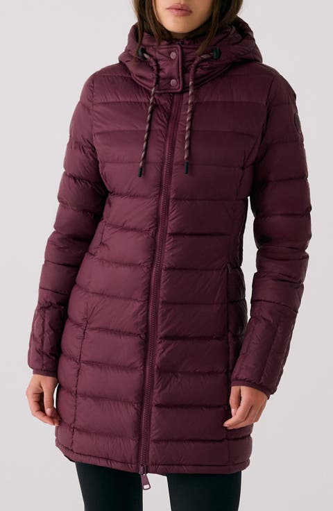 Claudia Hooded Packable Down Jacket
