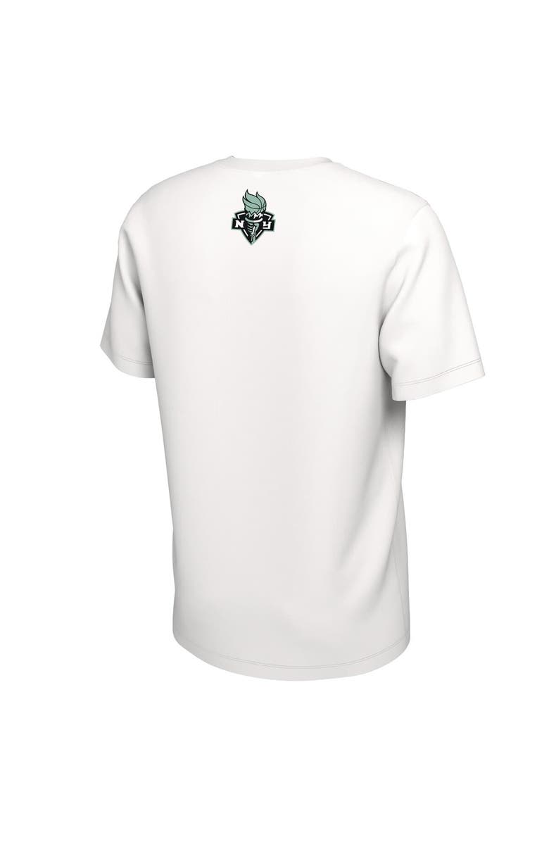 Nike Unisex Nike White New York Liberty 2024 WNBA Finals Champions Authentic Parade T-Shirt, Alternate, color, 