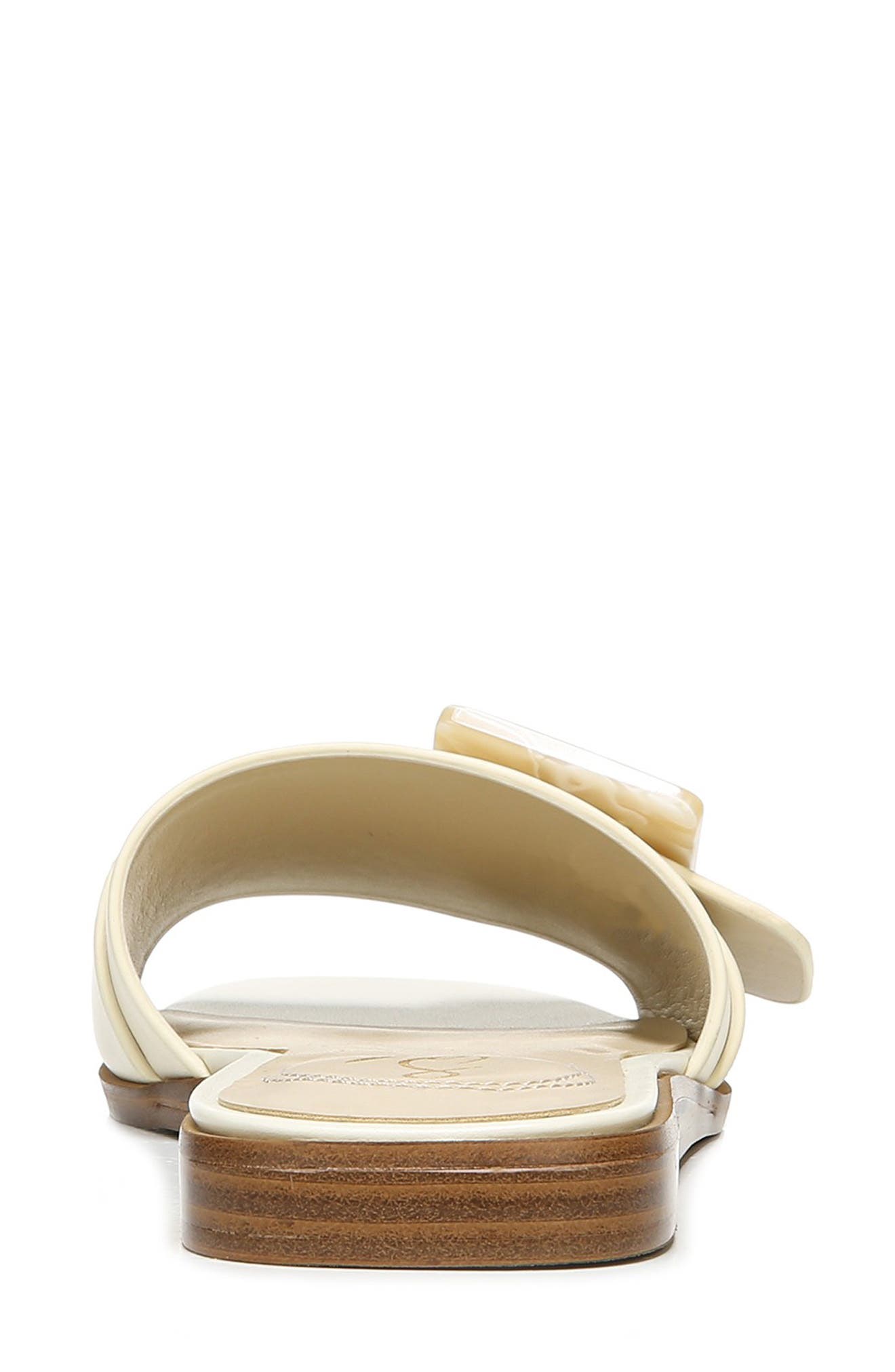 Inez Slide Sandal, Alternate, color, MODERN IVORY LEATHER