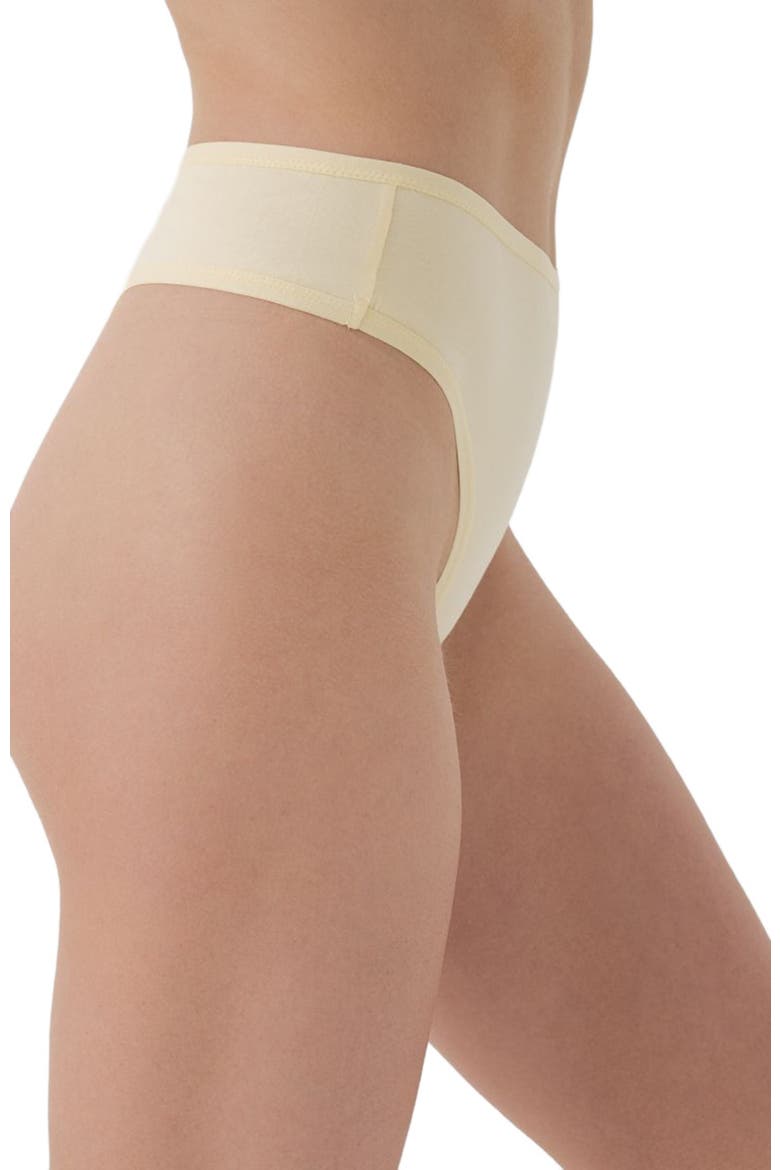 Organic Cotton Everyday High Rise Thong 6-Pack, Alternate, color, Tourist
