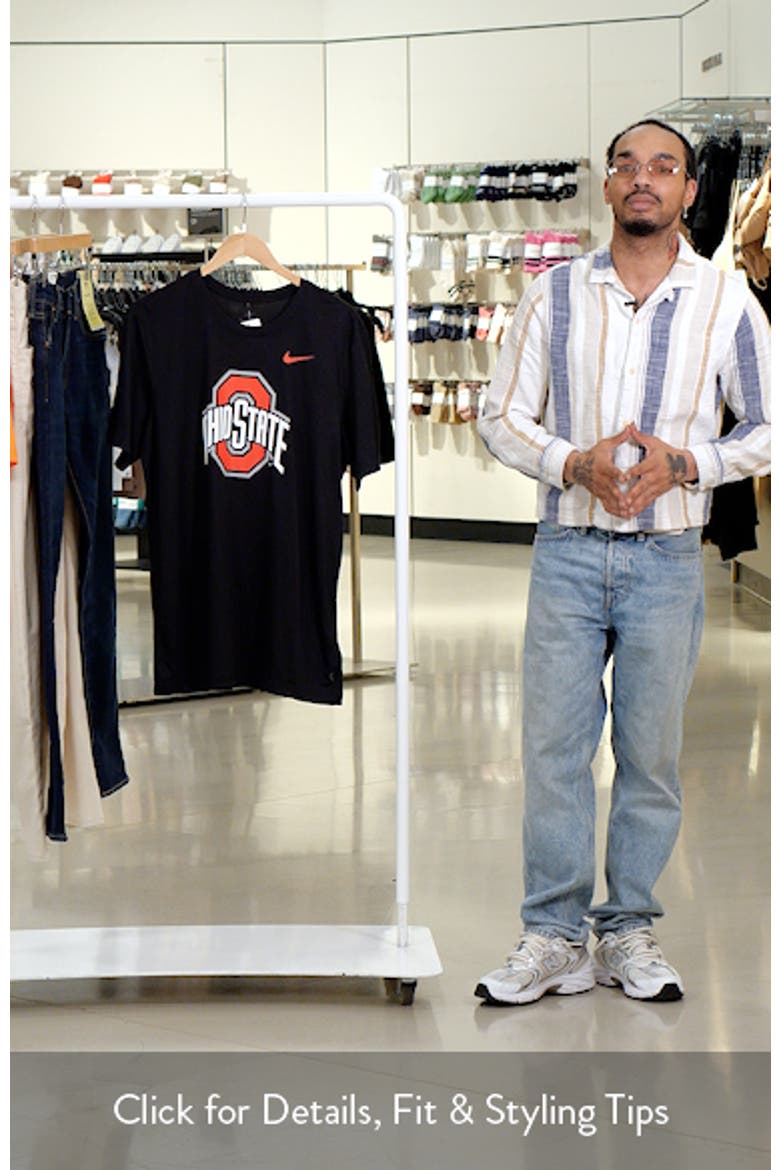 Men's Nike Black Ohio State Buckeyes Primetime Legend Logo T-Shirt video