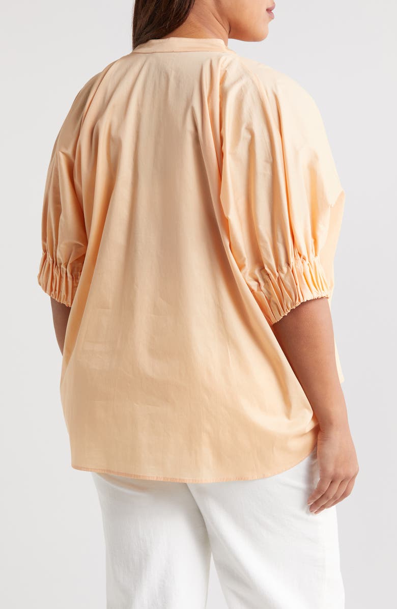 HARSHMAN Medina Elbow Sleeve Top, Alternate, color, Apricot Ice