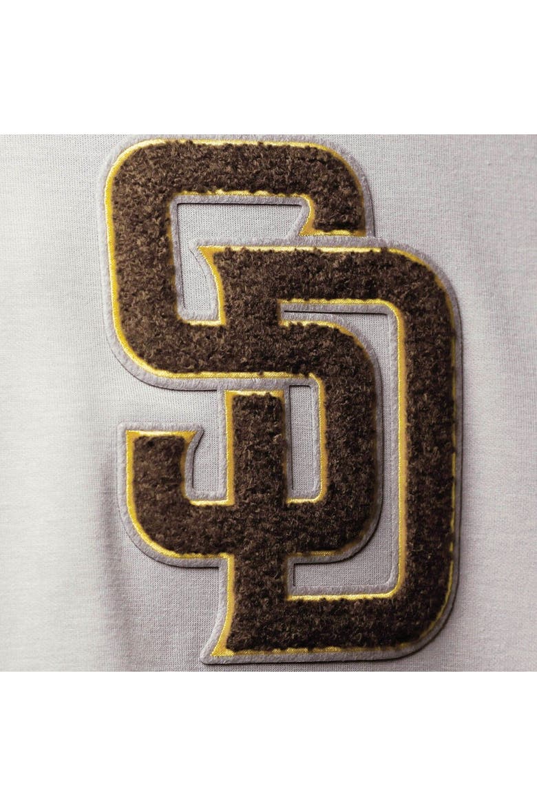 Men's Pro Standard Gray San Diego Padres Team Logo Pullover Hoodie, Alternate, color, Gray