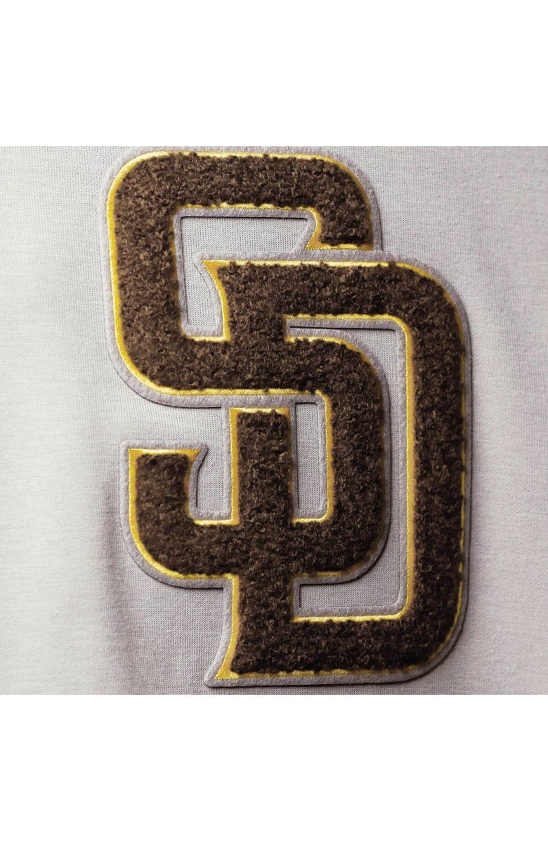 PRO STANDARD Men's Pro Standard Gray San Diego Padres Team Logo Pullover Hoodie, Alternate, color, 