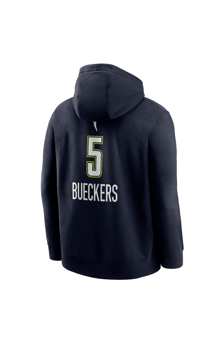 Nike Men's Nike Paige Bueckers Navy Dallas Wings 2025 WNBA Draft Explorer Edition Name & Number Pullover Hoodie, Alternate, color, Navy