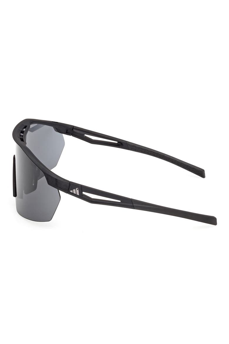 Shield Sunglasses, Alternate, color, MATTE BLACK / SMOKE