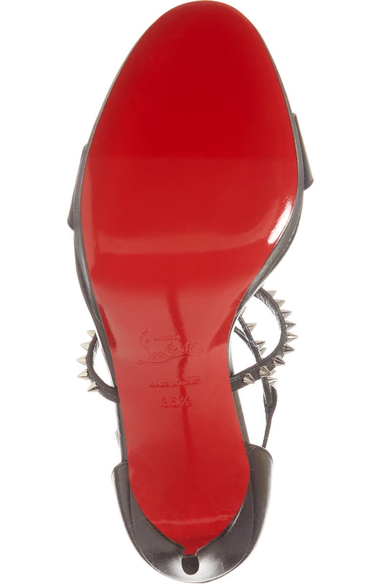 Christian Louboutin Choca Lux Spiked Sandal, Alternate, color,