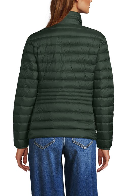 Lands' End Wanderweight Ultralight Packable Down Jacket In Black