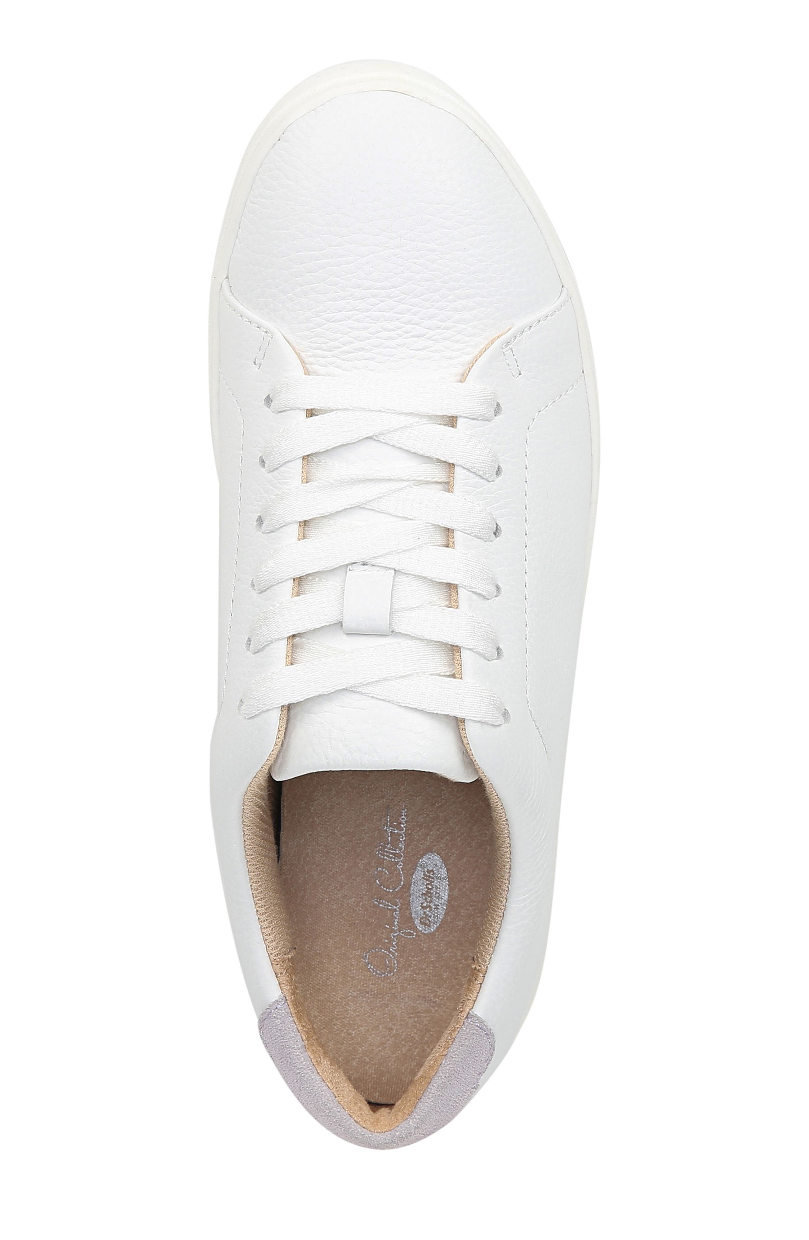 Abbot Luxe Platform Sneaker, Alternate, color, WHITE LEATHER