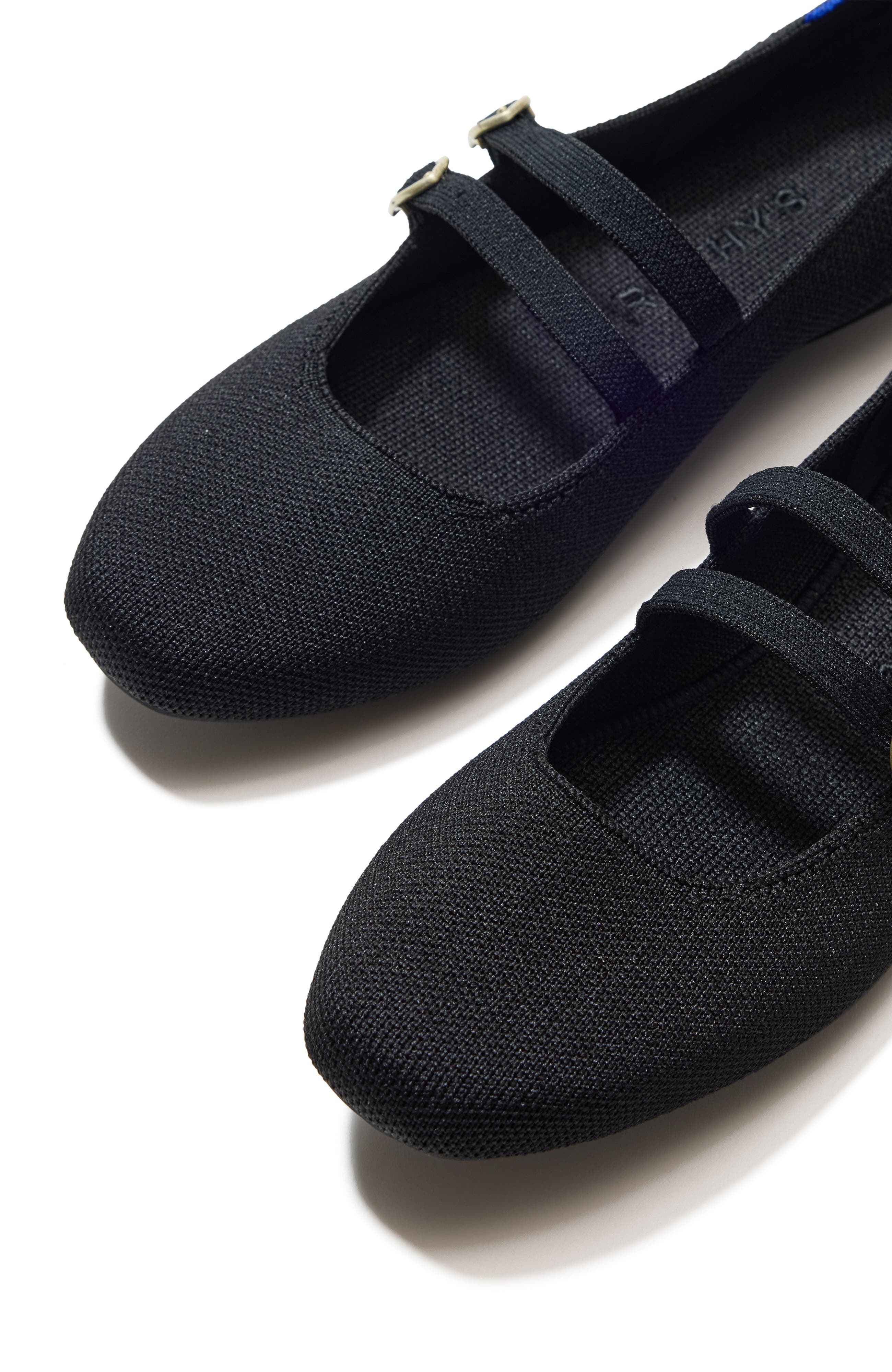 Rothy's The Double Buckle Mary Jane, Alternate, color, Black