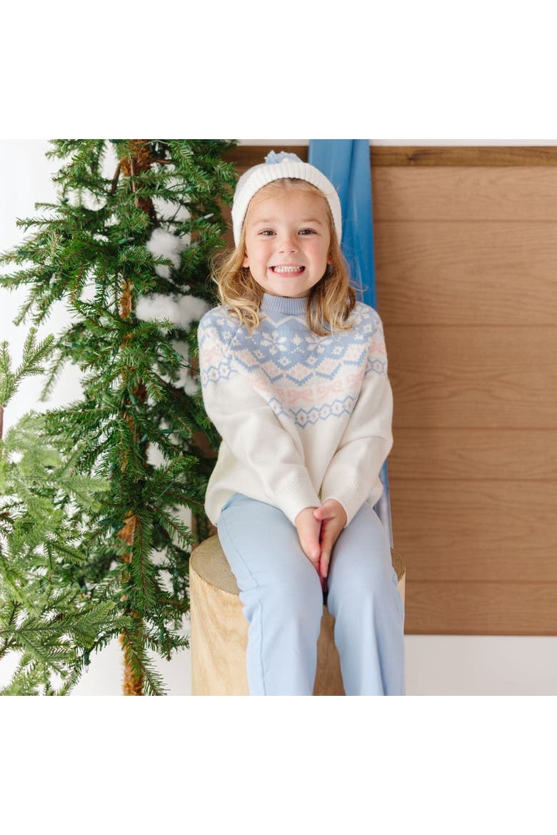 Frost Fair Isle Beanie (little Kid & Big Kid), Alternate, color, Blue
