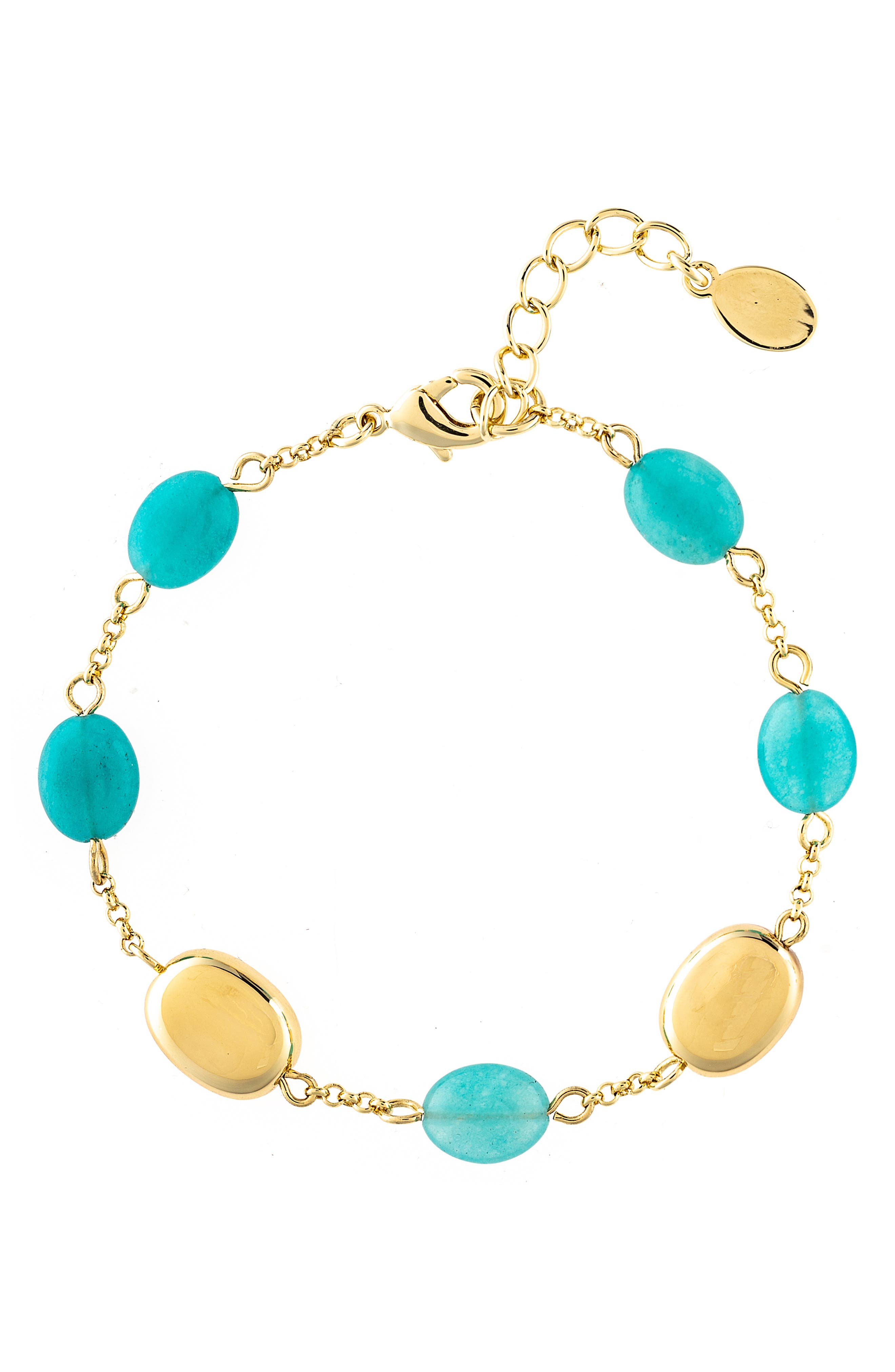 RIVKA FRIEDMAN Turquoise Bead Bracelet