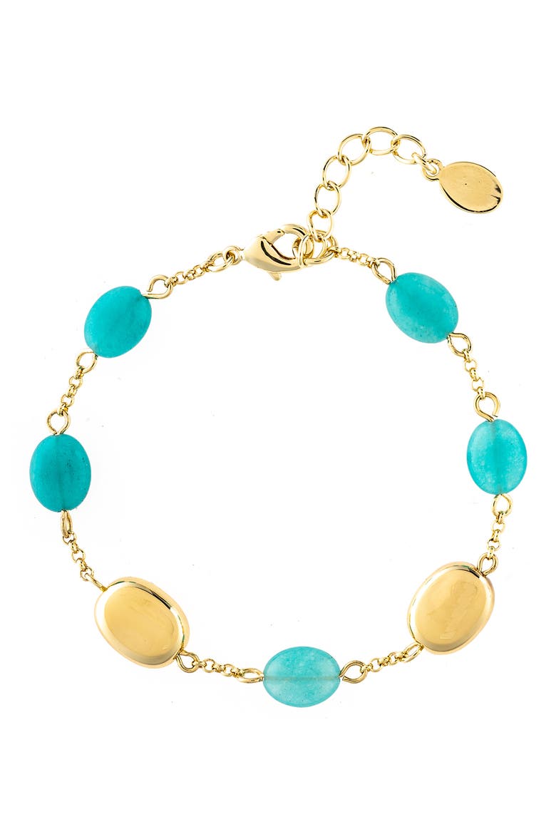 Turquoise Bead Bracelet, Main, color, TURQUOISE