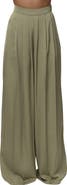 JLUXLABEL Clara Wide Leg Pleated Trousers