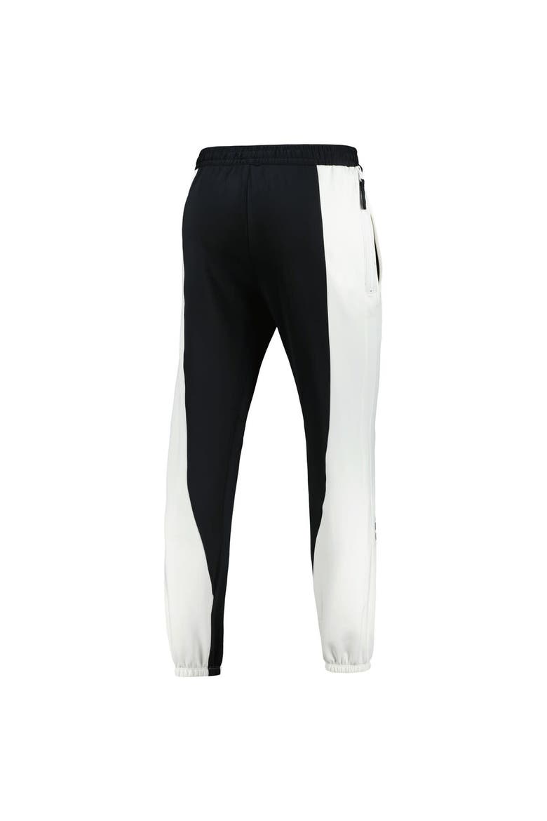 Men's Nike Black/White Brooklyn Nets 2023/24 Authentic Showtime Pants, Alternate, color, Black