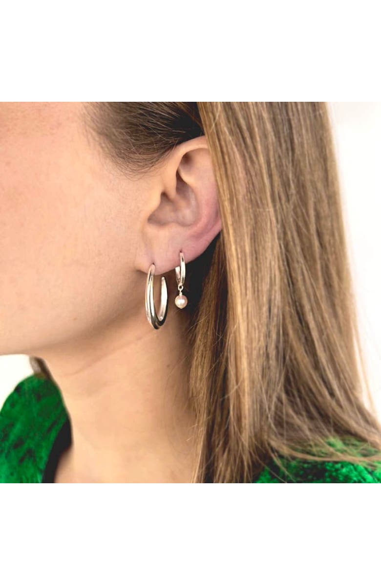 Astor & Orion Paloma Huggies, Alternate, color, Silver