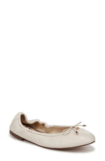 Sam Edelman Felicia Ballet Flat In White