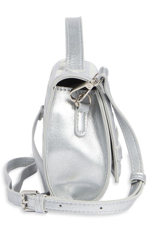 Urban Expressions Handbags Woven Convertible Clutch In Silver