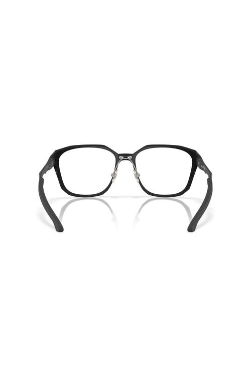 Oakley 57mm Square Optical Glasses In Black