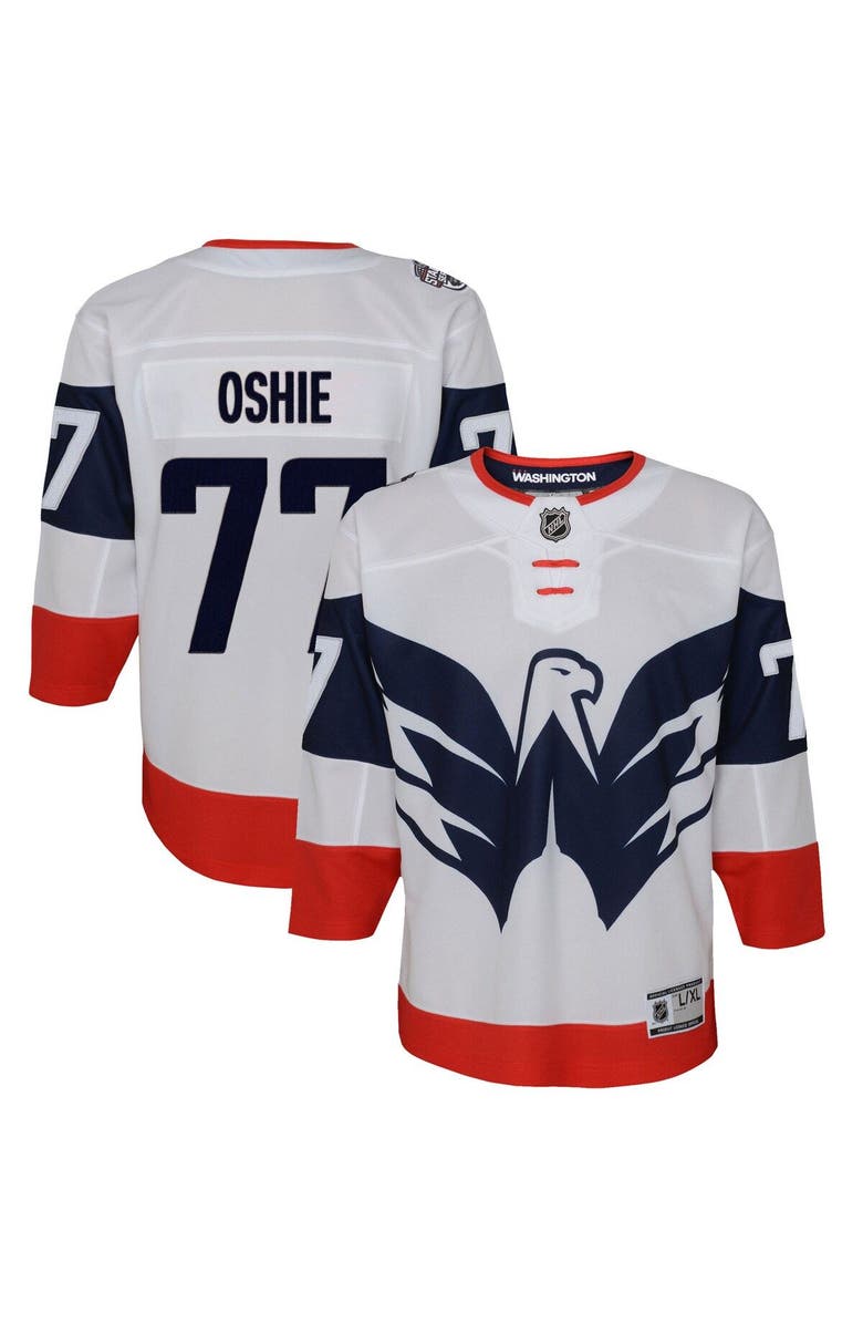 Outerstuff Youth TJ Oshie White Washington Capitals 2023 NHL Stadium Series Player Jersey, Main, color, 