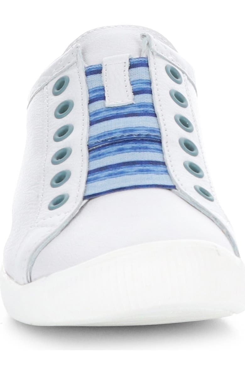 Softinos by Fly London Irit Low Top Sneaker, Alternate, color, 002 White/Blue Smoot