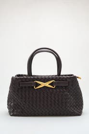 Prologue Shoes Verona Woven Handle Bag