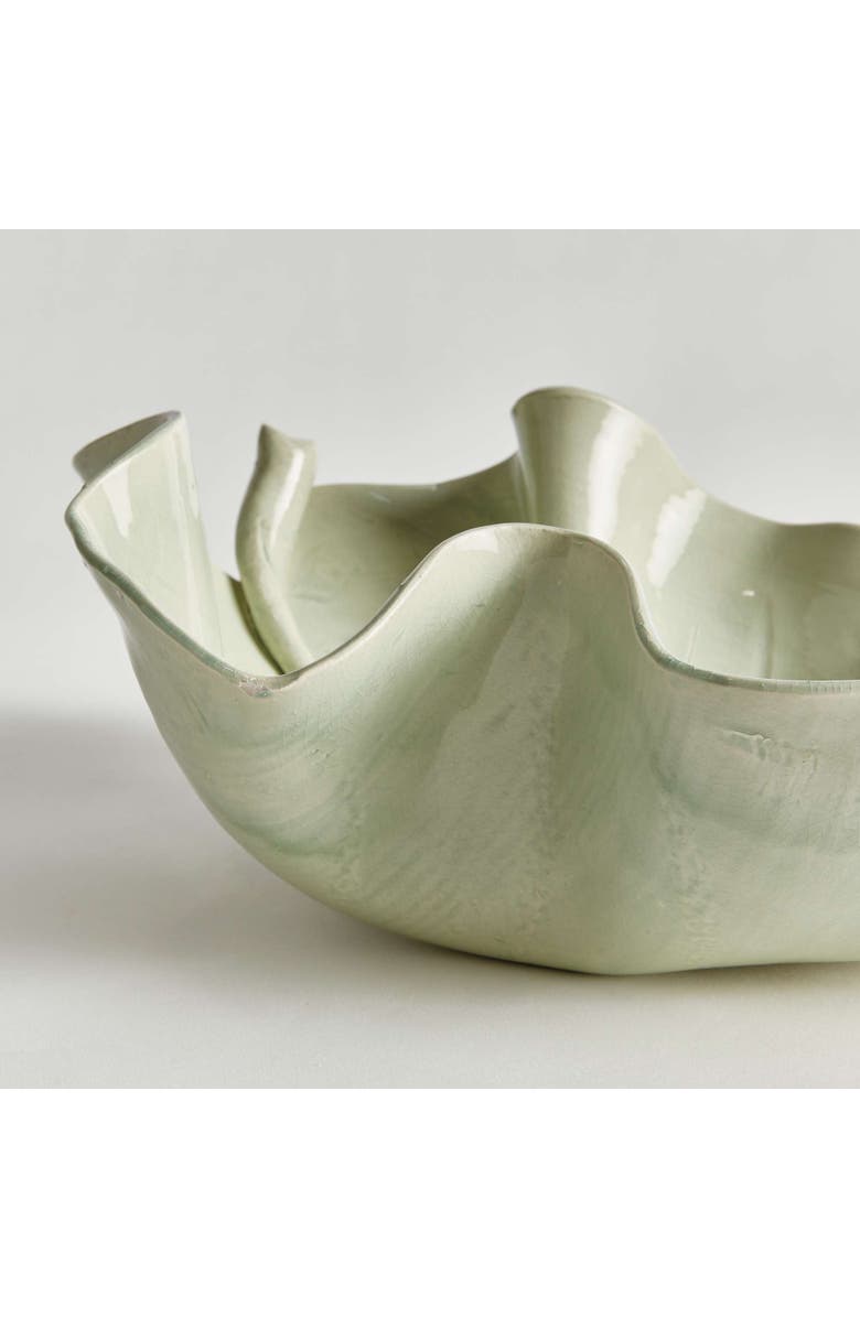 Napa Home & Garden Moricento Leaf Sculpture, Alternate, color, Green