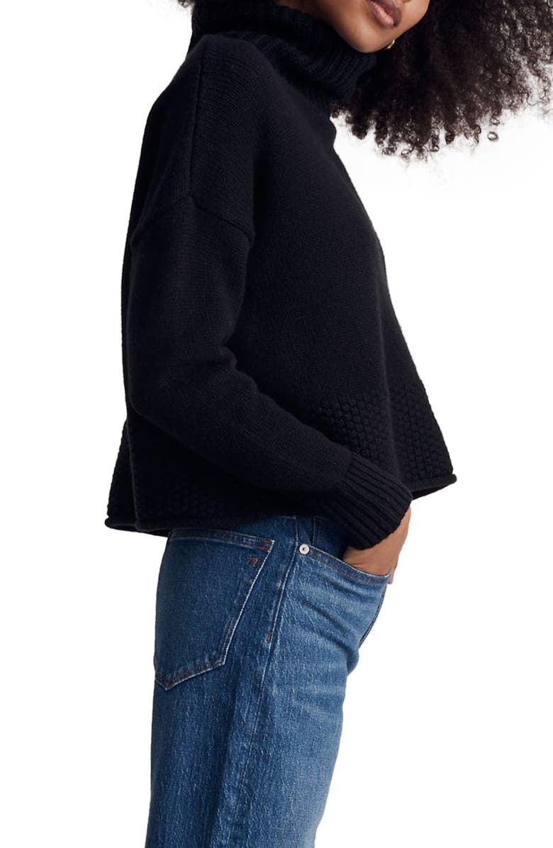 Madewell Sadler Turtleneck Sweater, Alternate, color,