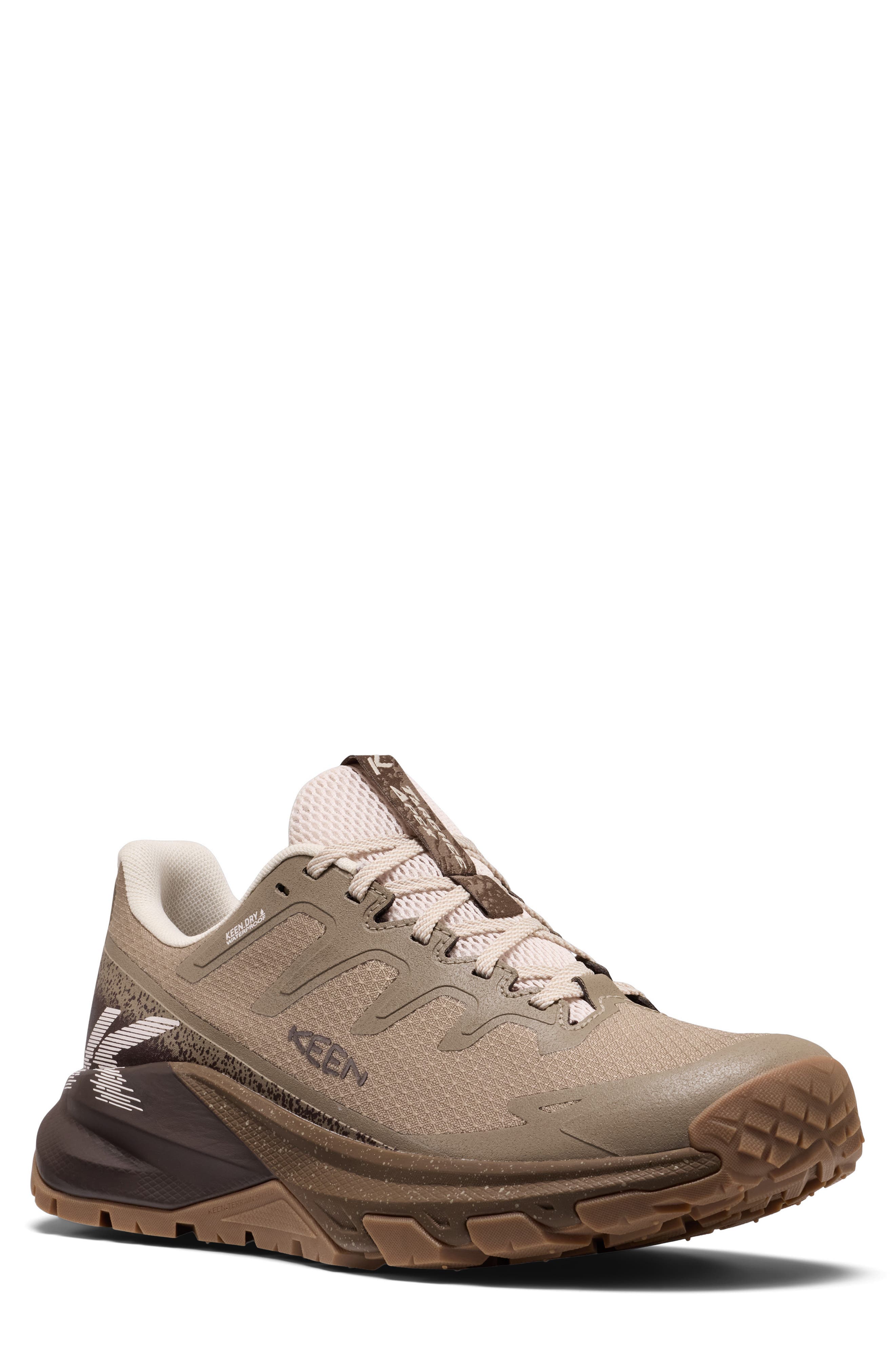 Targhee Apex Waterproof Hiking Sneaker, Main, color, BRINDLE/ PEACH BLUSH