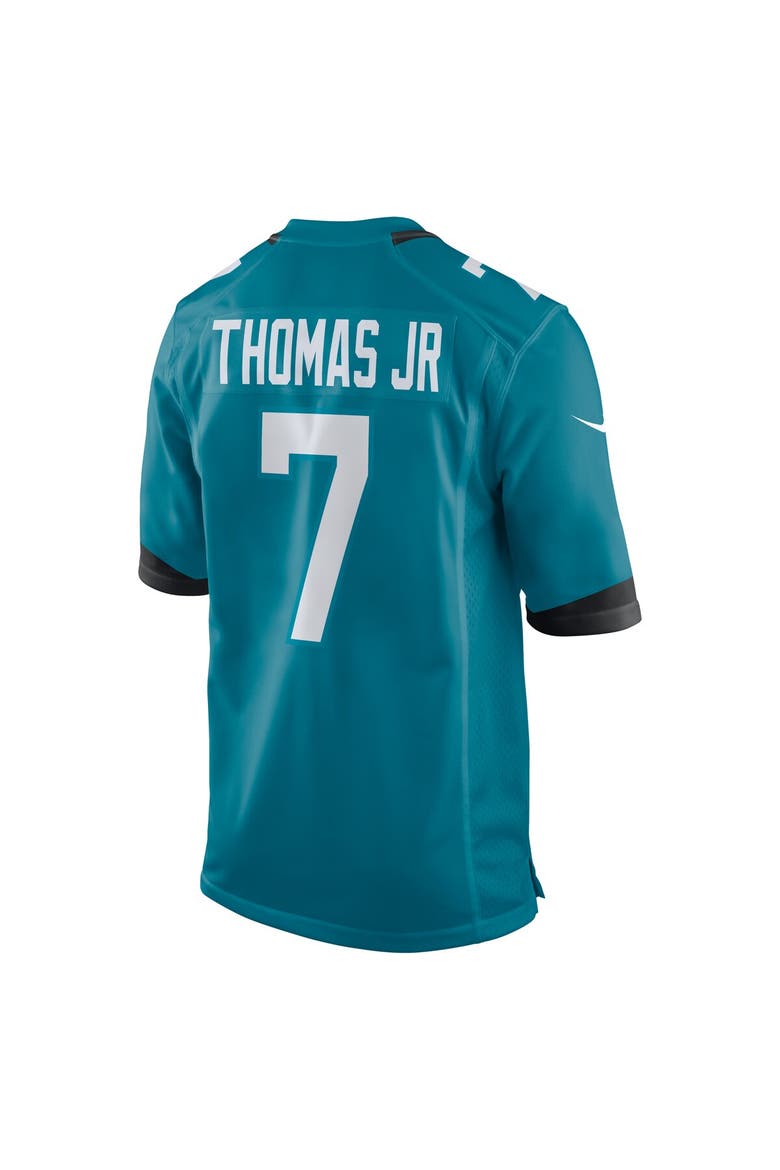 Men's Nike Brian Thomas Jr Teal Jacksonville Jaguars  Player Game Jersey, Alternate, color, Teal