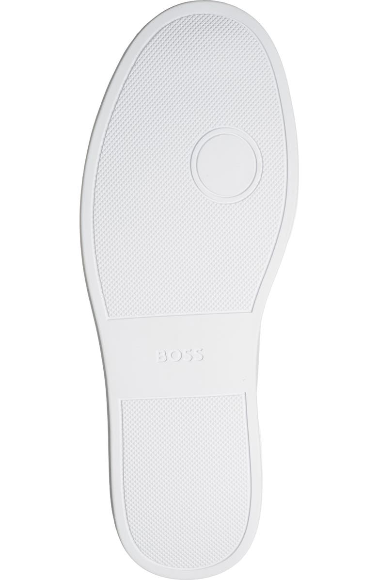 BOSS Kieran Tenn Low Top Sneaker, Alternate, color, White