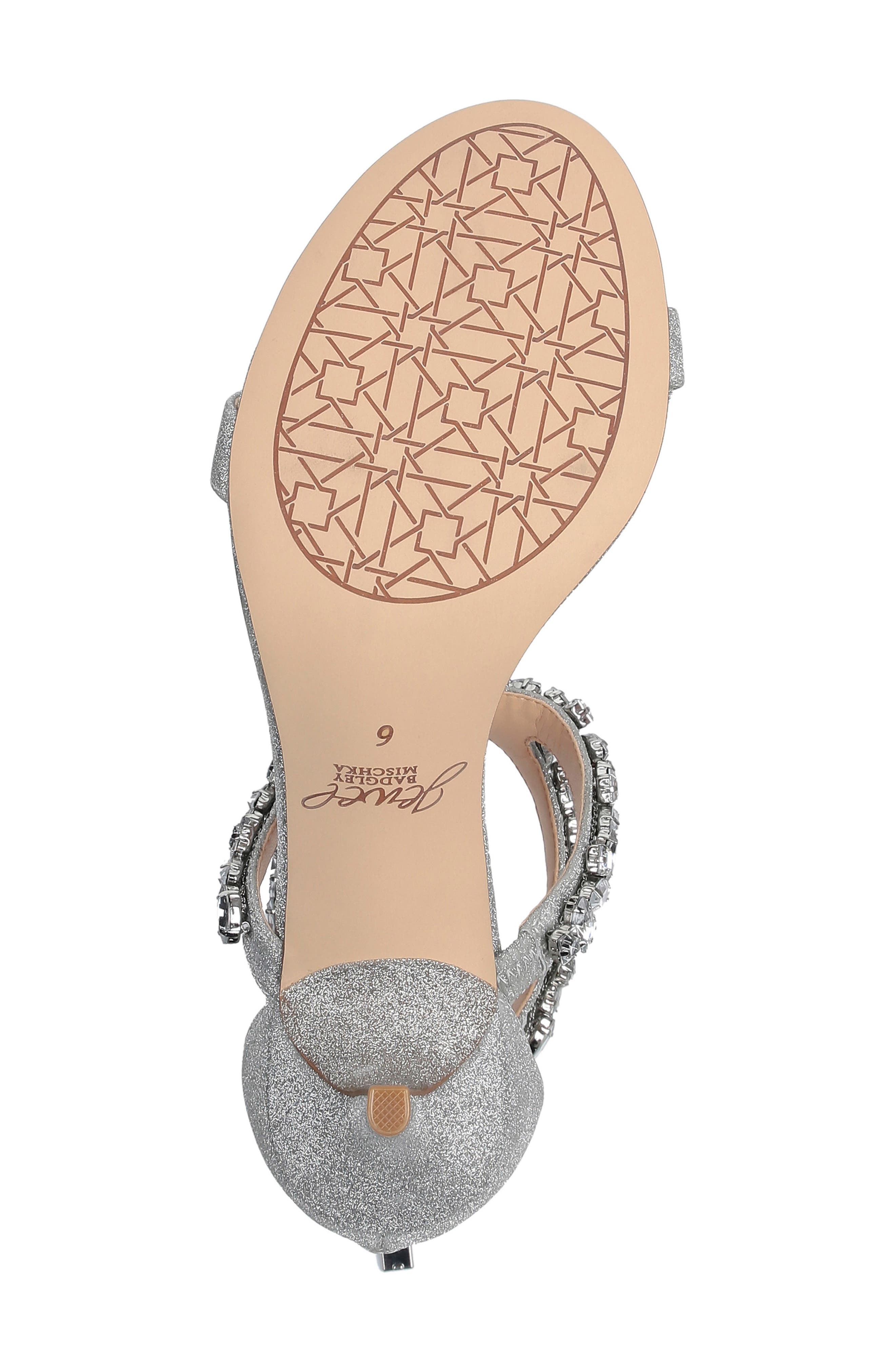 Jaylee Sandal, Alternate, color, SILVER SATIN