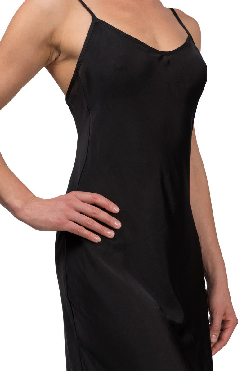 Everyday Ritual Angelina Satin Slip Nightgown, Alternate, color,