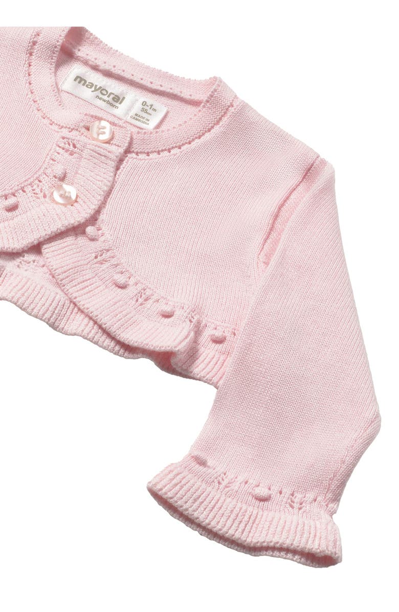 Mayoral Amoy Knitted Cardigan, Alternate, color, Light Pink