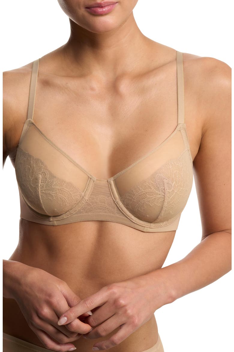 Radiance Convertible Unlined Underwire Bra, Alternate, color, Cafe