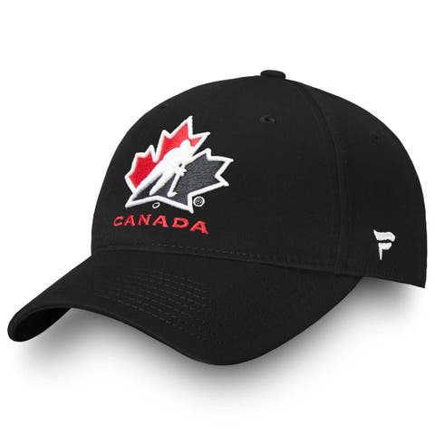 Men's Fanatics Branded Black Hockey Canada Core Adjustable Hat