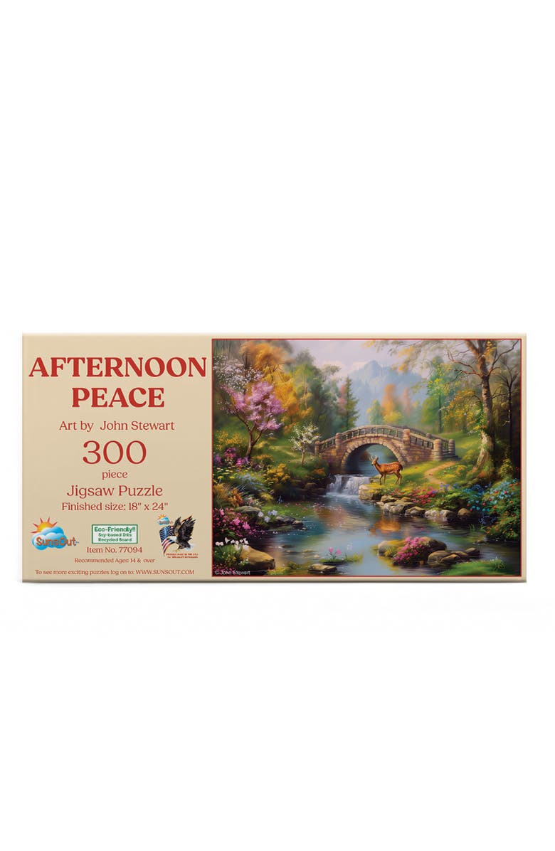 Sunsout Afternoon Peace 300 piece Jigsaw Puzzle for Adults, Alternate, color,