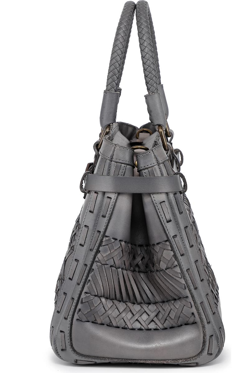 OLD TREND Woven Leather Satchel, Alternate, color,