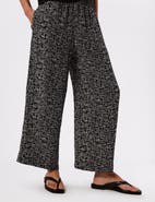 Whistles Woven Grid Crop Trouser