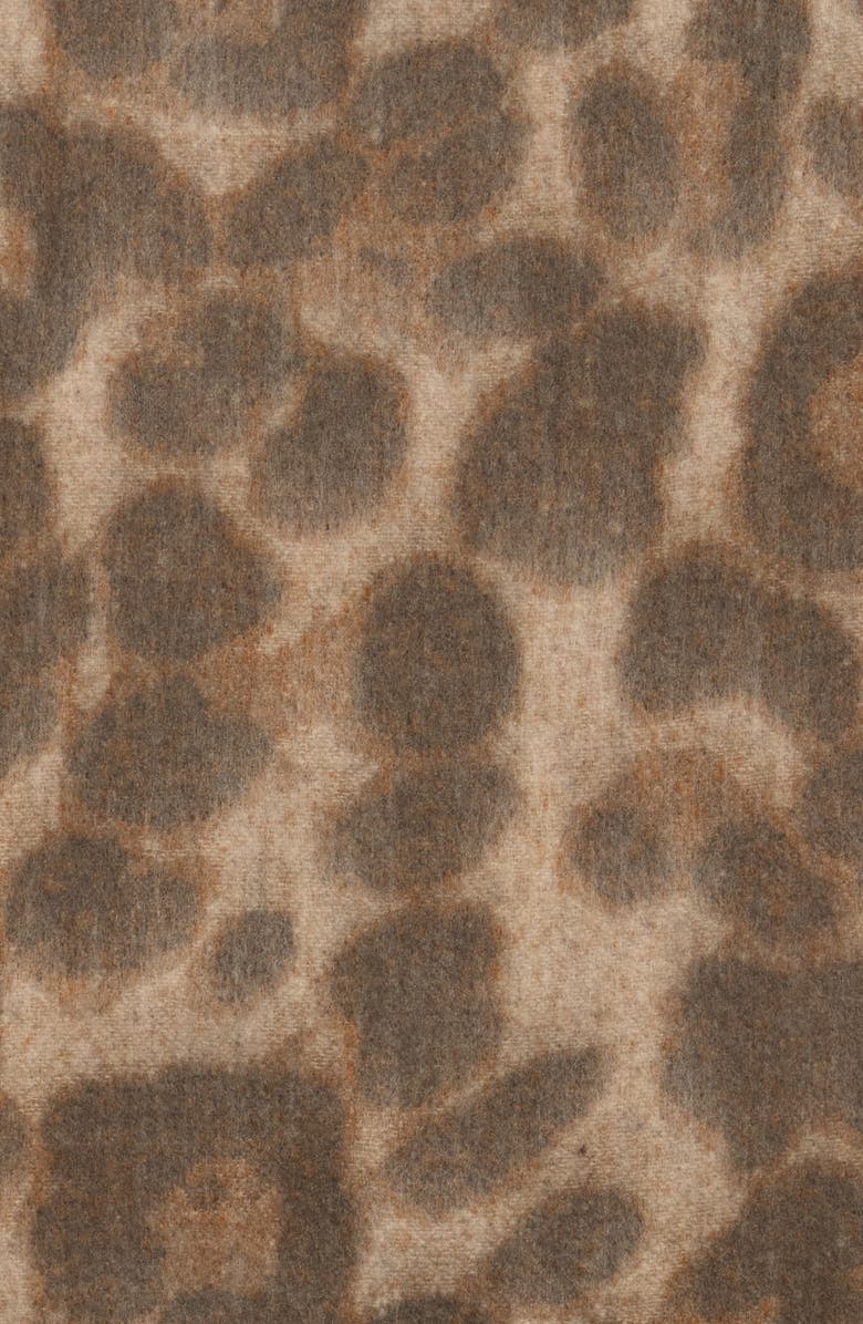 Kurt Geiger London Leopard Print Scarf, Alternate, color, Leopard