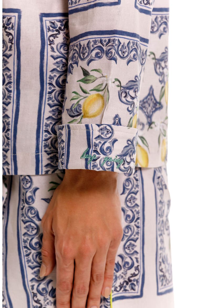 Emma Linen Pajamas, Alternate, color, WHITE