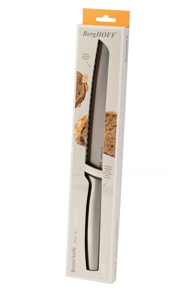 Leo Legacy 8-Inch Bread Knife, Alternate, color, SILVER