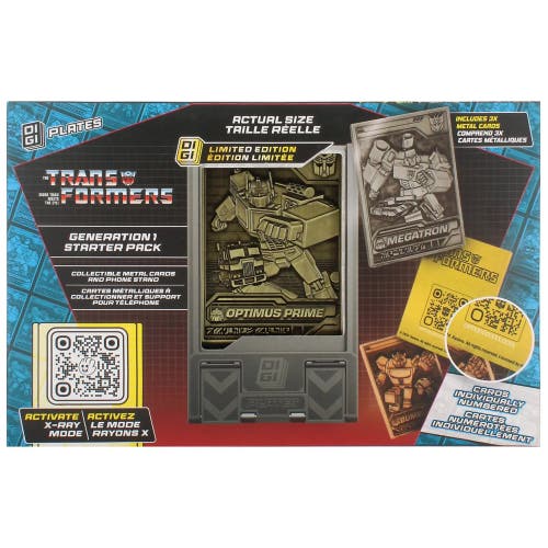 Exquisite Gaming Digiplate Starter Pack Transformers Generation 1 3 in Multicolored  product