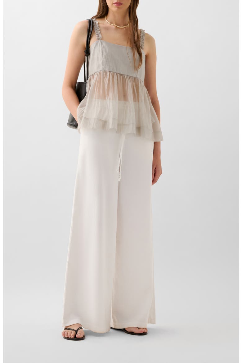 Cute Gather Top, Alternate, color, Grey