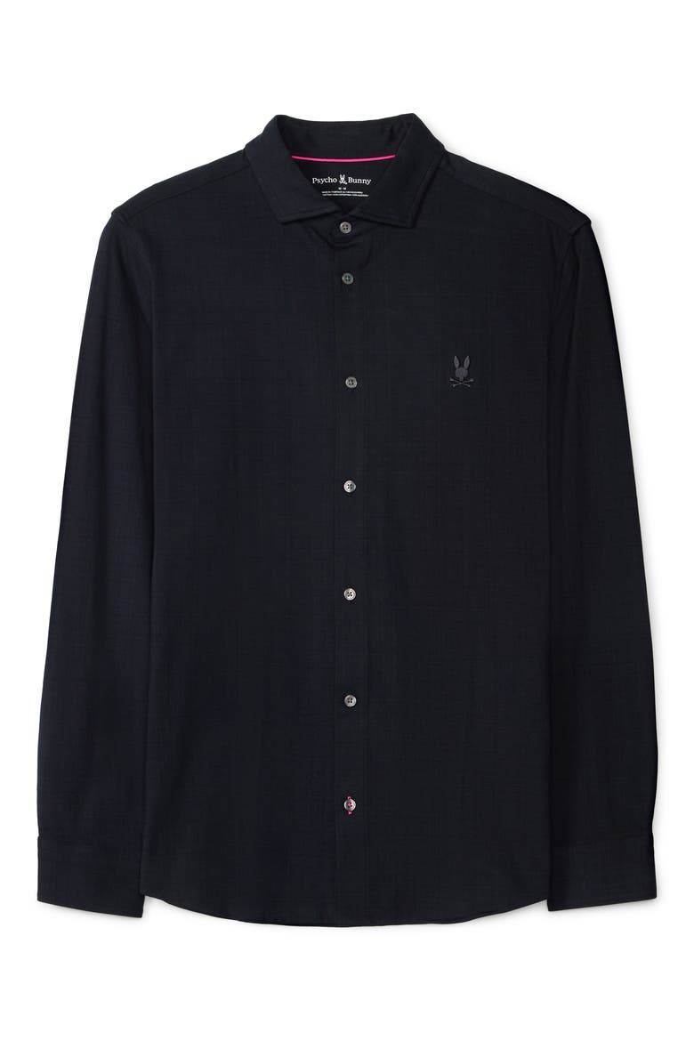 Crosby Knit Button-Up Shirt, Alternate, color, NAVY