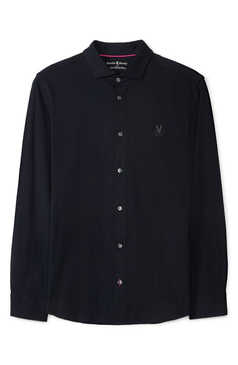 Psycho Bunny Crosby Knit Button-Up Shirt, Alternate, color,