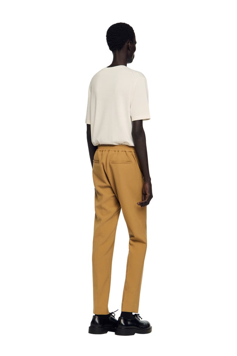 Jersey trousers, Alternate, color, Nut