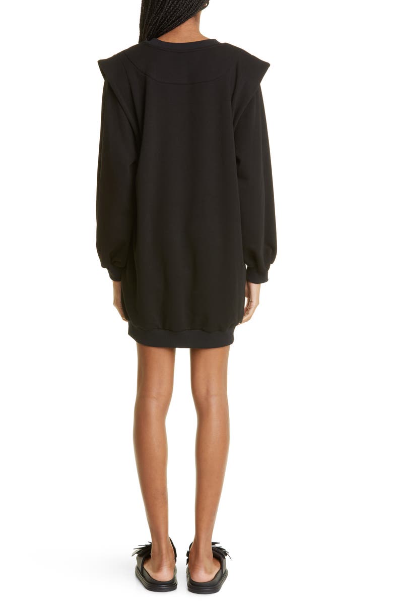 FARM Rio Amazonia Toucans Long Sleeve Graphic Sweater Dress, Alternate, color, 