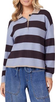 Scotch & Soda Stripe Polo Sweater